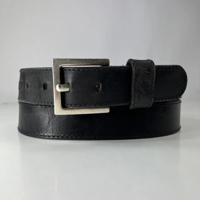 Elisabeth Liz Claiborne Black Genuine Leather Belt - Women's Size 36