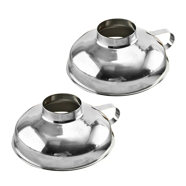 10 Mini Imbuti In Metallo Per Oli Essenziali - Acciaio Inox, Piccolo Set Con Pipette Per Travasi - Foto 2