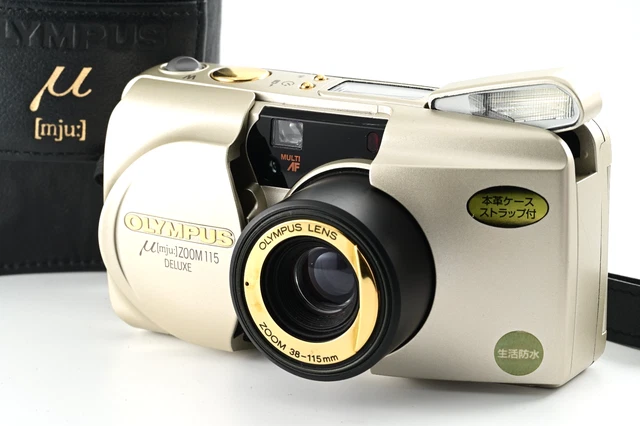 NEAR MINT] OLYMPUS μ mju Zoom 105 Deluxe 38-105mm Film Camera From