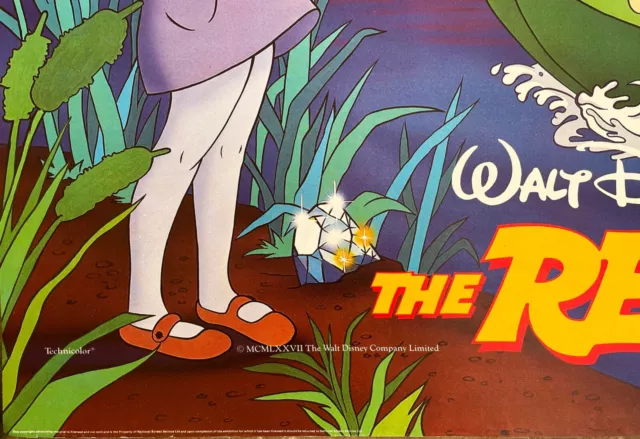 WALT DISNEY The RESCUERS - British MOVIE Poster - RARE  1st Release  1977 3