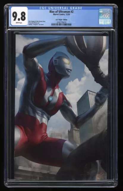 Rise of Ultraman #2 CGC NM/M 9.8 White Pages Lau Virgin Variant Marvel 2020