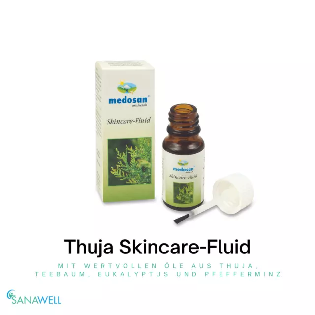 Thuja Skincare-Fluid 10ml Hautöl Warzenenferner - Warzen-Ex Stiel - Alterswarzen