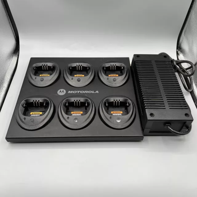 Genuine Motorola Wpln4171Ar Multi Unit Battery Charger W/ Power Supply
