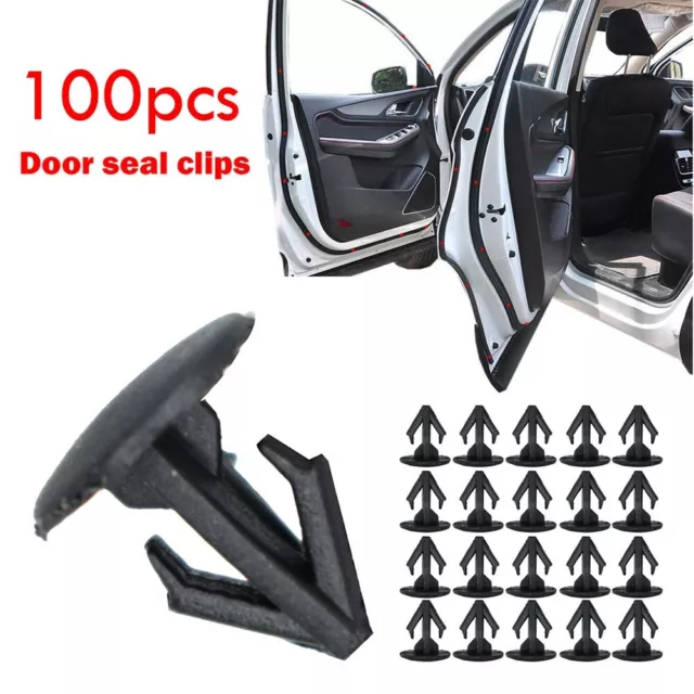 100 Pz Chiusura Rivetto Clip W/Sigillante Nylon Tronco 100pcs Accessori Auto