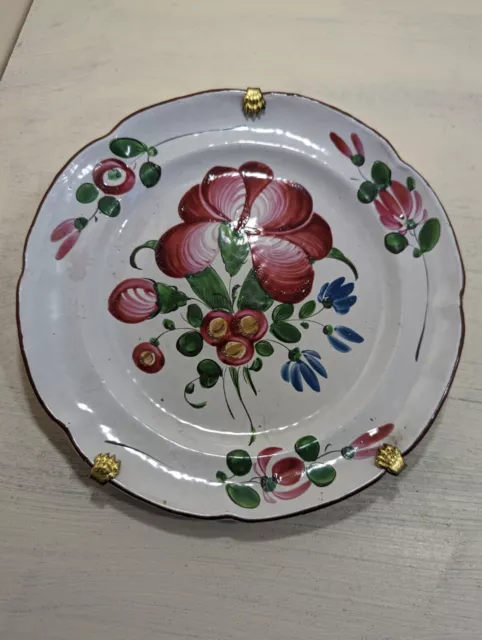 assiette les islettes décor de fleurs 22cm