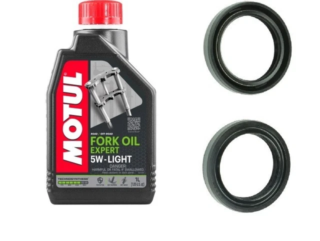 Suzuki Rm-Z 250 2018 2019 2020 2022 Kit Olio Motul 5W E Paraoli Forcella Athena
