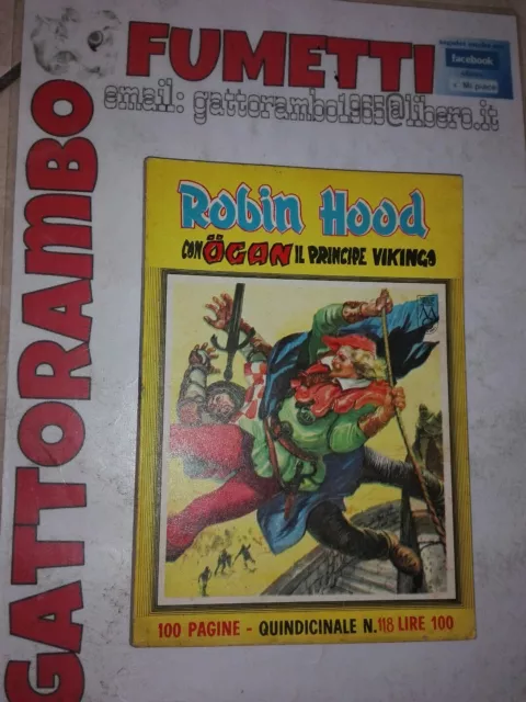 Robin Hood con Ogan n.118 - ed. Dardo buono++