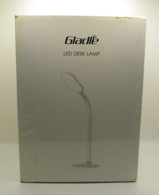 GLADLE LED TABLE Desk Study Lamp Warm White Dimmable + 360° Flexible