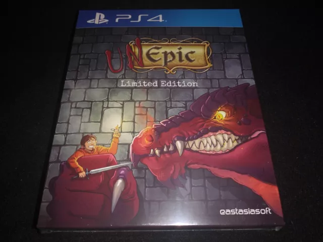 Unepic Limited Edition Playasia Sony Playstation 4 PS4 NEW SEALED