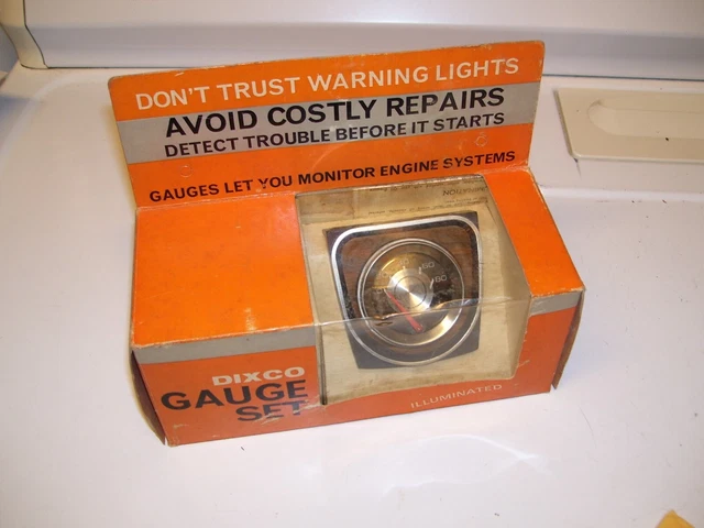 Dixco 112 vintage Oil Pressure Gauge 60's-70's Hot Rod Muscle Car day 2 auto set Dixco 112 vintage Oil Pressure Gauge 60's-70's Hot Rod Muscle Car day 2 auto set