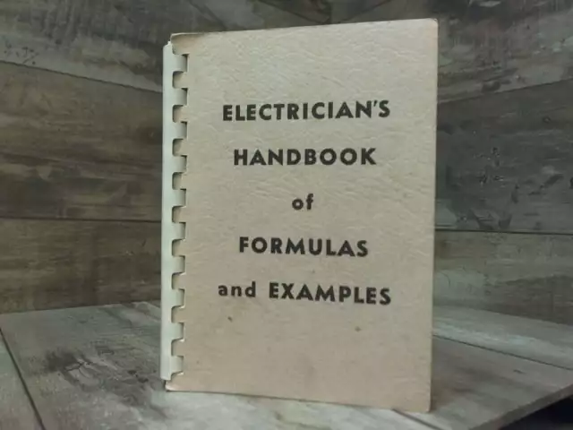 Electrician's handbook of formulas and examples by Shufflebarger, Cleo Wellingto