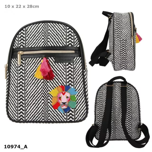 TOPModel Backpack BLACK & WHITE by Depesche