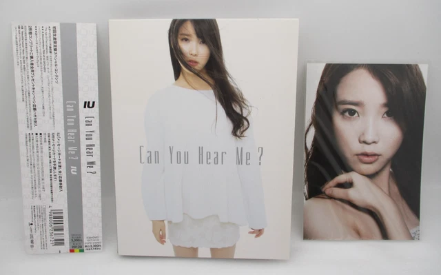 IU CD & DVD Can You Hear Me ? Limited Edition w/ photo Japan