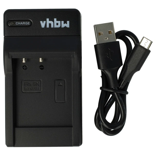 Chargeur pour Sony Cybershot DSC-HX7V, DSC-HX9V, DSC-N1, DSC-N2, DSC-HX9