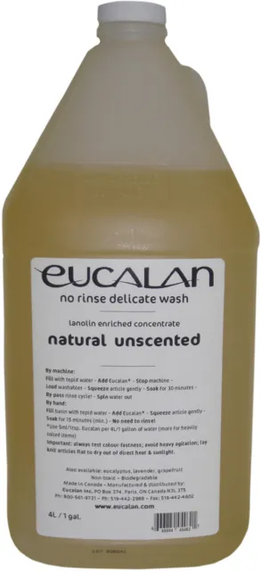 Eucalan Fine Fabric Wash 1gal-Unscented 45462