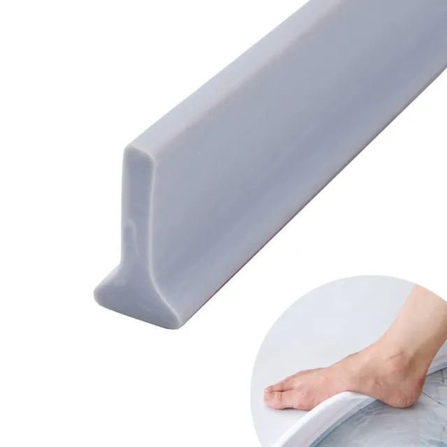 100~300CM-Rubber Silicone Shower Barrier Water Stopper Bathroom Waterproof Strip