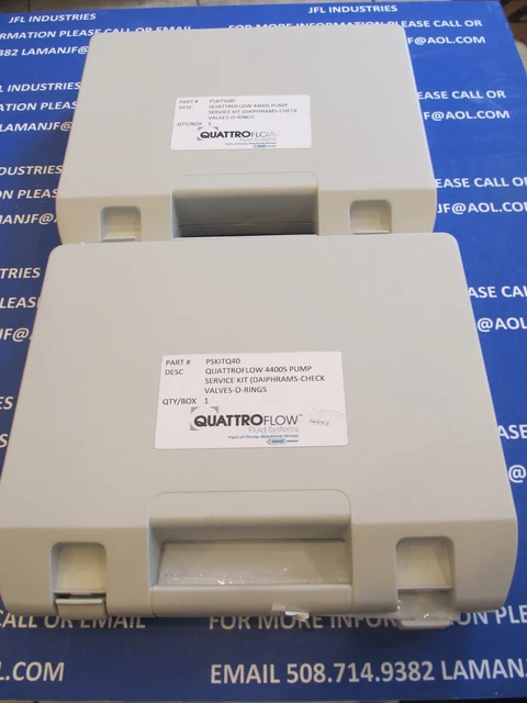 Quattroflow 4400 Diaphragm Pump Kit, PSKITQ40, New Surplus, w/Certs