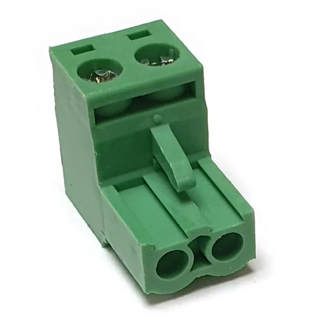 Green PCB Terminal Block Ramps Connector 5.08mm Plug-in Screw 2 PIN RIGHT