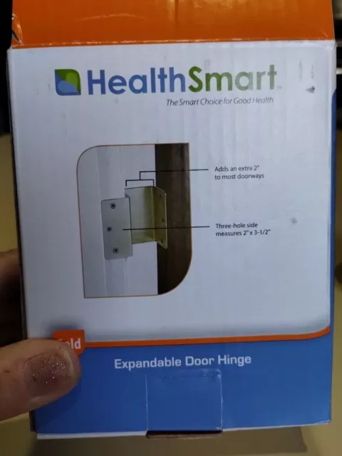 HealthSmart Expandable Door Hinges, Allow up to 2 Extra Inches for Handicap, (M) 3