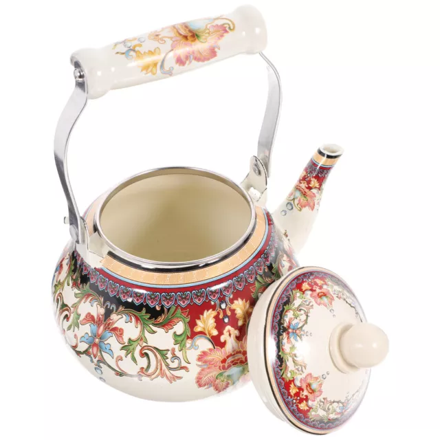 flower porcelain teapot Floral Tea Pot Ceramic Loose Leaf Teapot Whistling