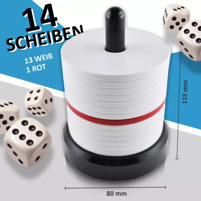 Schockbesteck Knobeln Meiern Meierbesteck Knobelbesteck Schockturm Schocken Turm