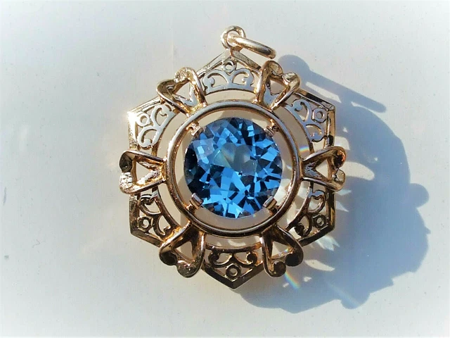 Collier Maille Art Nouveau 1930 – Plaqué Or 18k 750/1000 – Pendentif Occasion