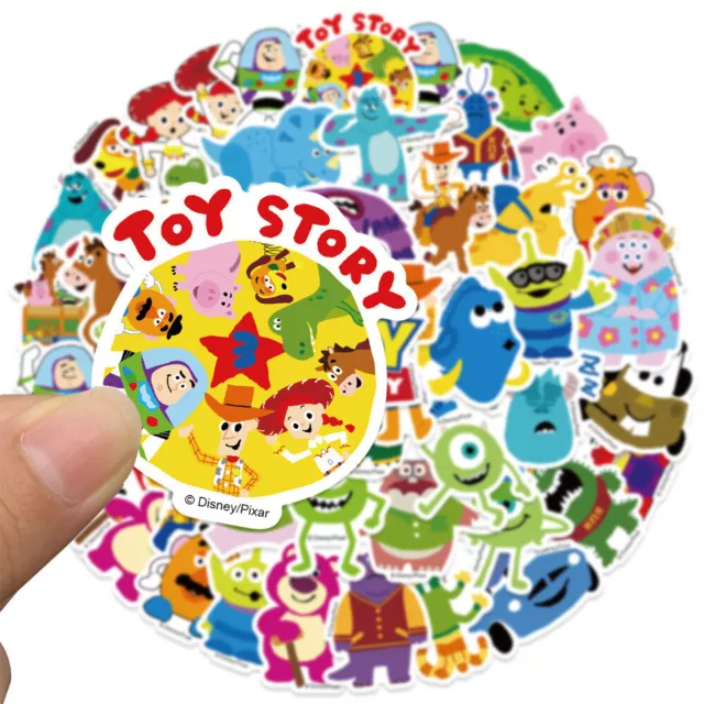 50pcs Toy Story Buzz Lightyear Woody Stickers Disney Cartoon Graffiti Decal 2