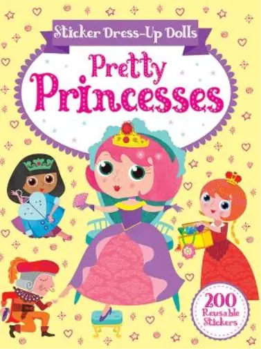 Connie Isaacs Sticker Dress-Up Dolls Pretty Princesses (Poche)