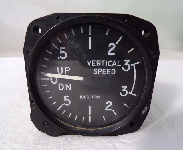 Vertical Velocity Indicator, Aerosonic Corp MS 25454-5, Rapid Response Sensitive