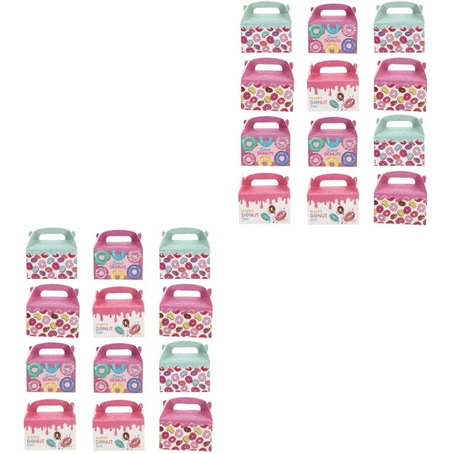 24 Pcs Donuts Geschenk Box Donut Goodie Boxen Kleine Geschenk Boxen