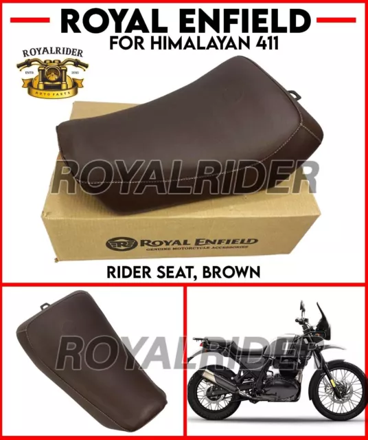 SELLE PILOTE Royal Enfield, MARRON Pour Himalayan 411