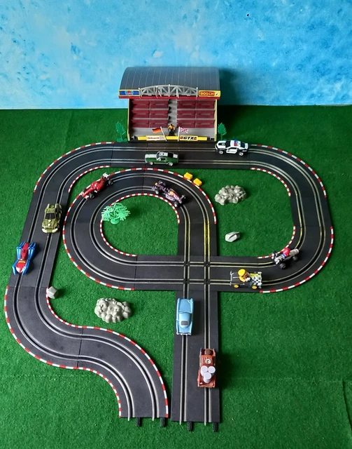 Rails D'extension Bleus Pour Circuit De Voitures électriques Carrera First - Occasion
