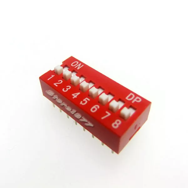 10pcs 8 Position DIP Switch