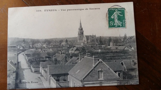 cpa Evreux "27" vue panoramique de Navarre