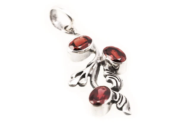 A22 Gancio Nuvola Con Fiori E Foglie Frange Argento 925