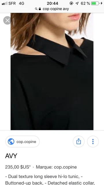 Sweat Cop-Copine Modèle Pétiller – Kaki – Taille L – Manches 3/4 – Occasion