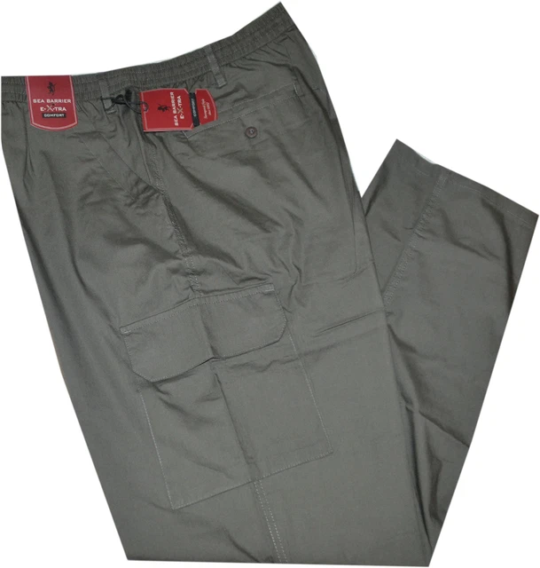 Pantaloni Uomo Maxfort Gregorio Taglie Forti - Cotone Elasticizzato, Taglie 52-88