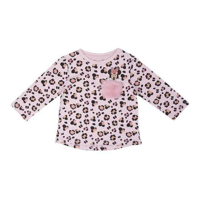 Langarm T-Shirt für Kinder Minnie Mouse Rosa