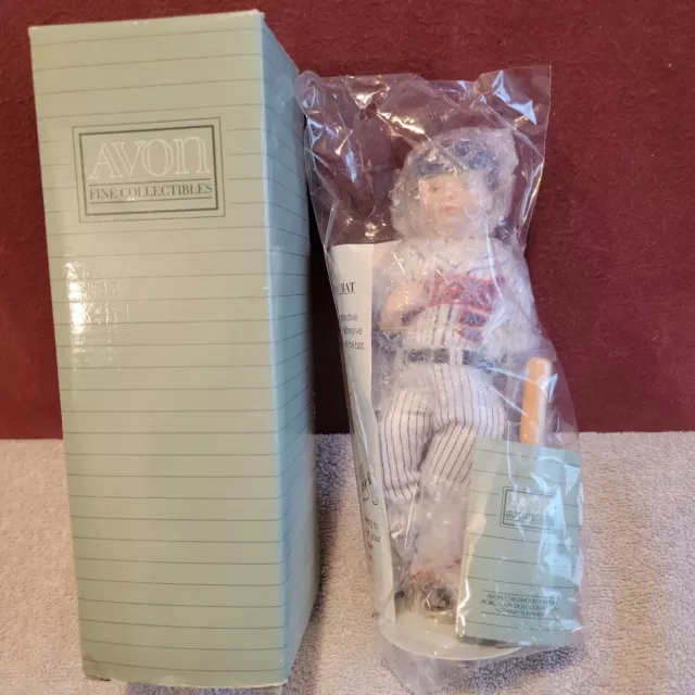 VTG AVON 1991 Childhood Dreams Porcelain Doll Collection ~ Grand Slammers ~ NIB