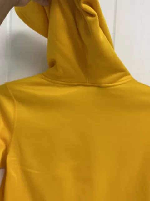 Under armour Larga Ragazzi Bambini Felpa con Cappuccio Giallo Taglia AMG / Jm / 8