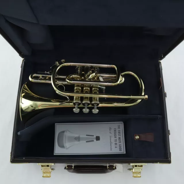 Bach Modelo 184ML Stradivarius Pastor Cornet SN 766340 CAJA ABIERTA