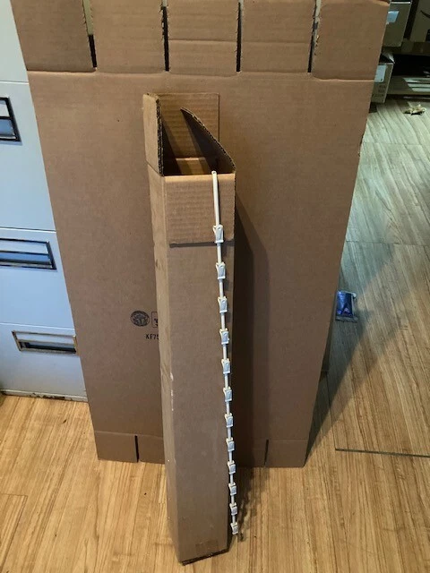 corrugated shipping boxes for items on a clip strip - Lot of 150 box sheets