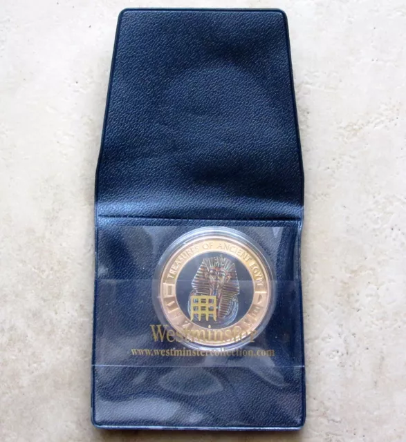 COOK ISLANDS 2018 DOLLAR, King Tutankhamun - Treasures of Ancient Egypt COLOURED