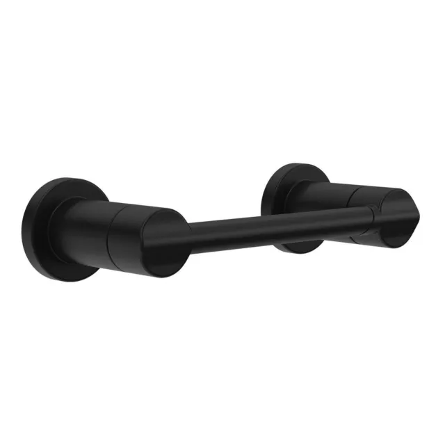 Delta Nicoli Collection Wall Mount Pivot Arm Toilet Paper Holder in Matte Black