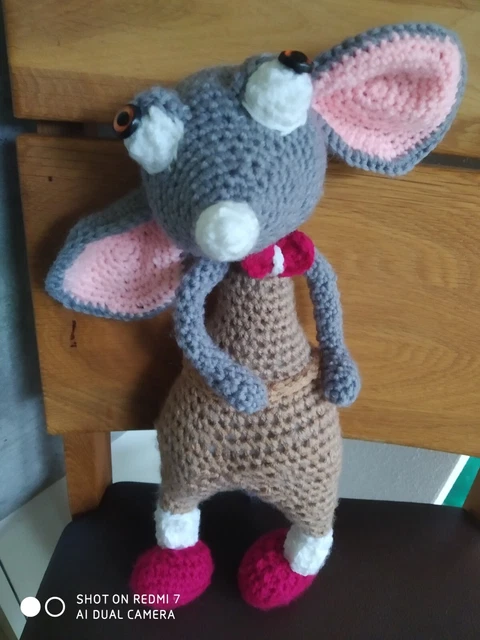 Soeben fertig geworden 2 neue Tiere Affe 🐒 + Ratte echte Hand Arbeit 2