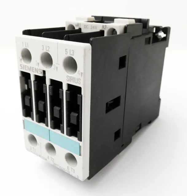 Siemens Sirius 3RT1025-1BB40 E:03 power contactor + 3RT1926-1BB00 -used/Attn.-