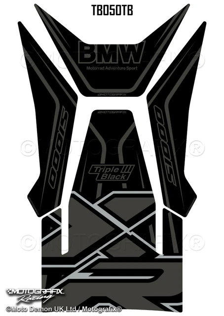 Tankschutz Aufkleber Für BMW R1250 GS - 3D Tankpad 275x171 Mm - Kompatibel Mit Triple Black 2021