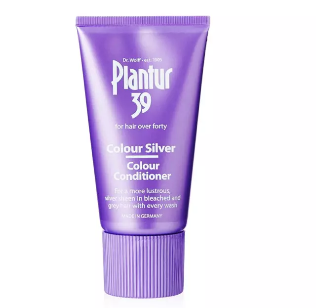 Plantur 39 Color Plata Púrpura Acondicionador eliminar tono amarillo efecto...