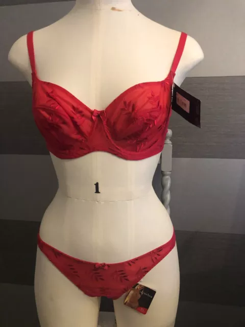 Honey Birdette Ganieve Red Bra, CHOOSE SIZE- NEW WITH TAGS