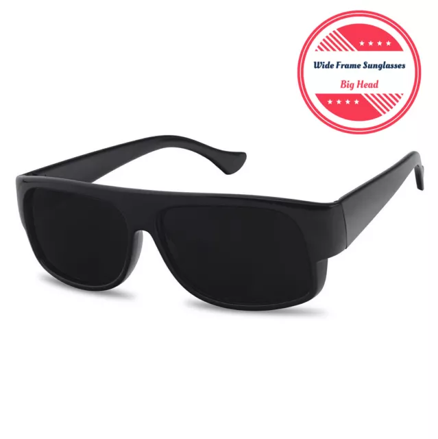 XXL Extra Large Size Polarized Sunglasses for Men Big Head Wide Frame 